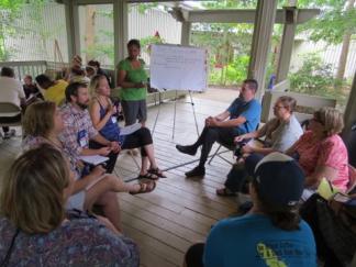 Betty Olivolo Small groups brainstormed best practices.